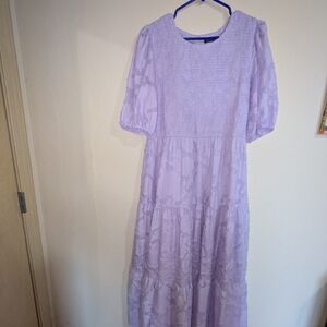 Elegant Lavender Women's Dress